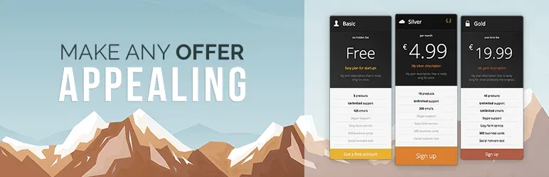5 Best ARPrice Lite Plugins Alternatives: WordPress Pricing Table Plugins dk-pricr-responsive-pricing-table-banner
