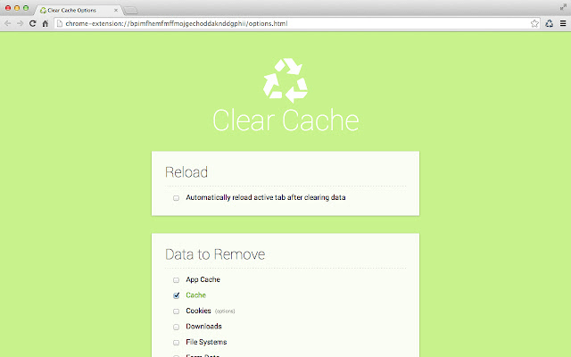 Clear Cache Extension for WordPress Developers