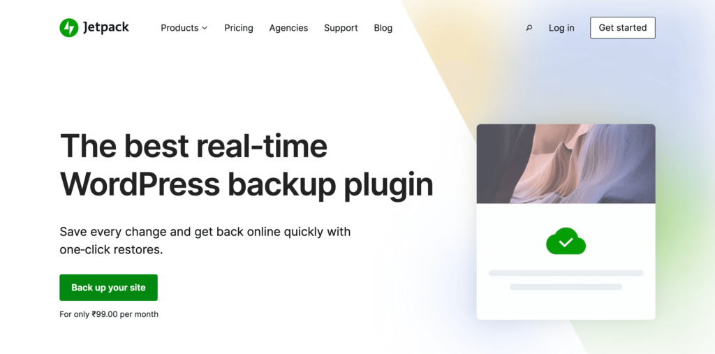 WordPress Backup Plugin-Jetpack