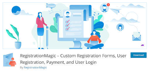 Registration magic form plugin WordPress