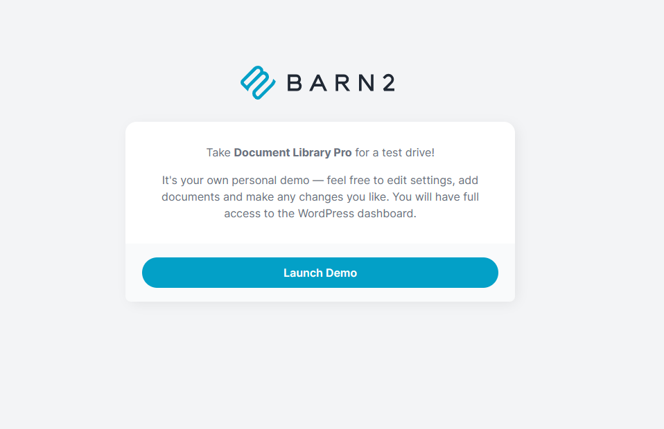 Barn2 Uses InstaWP powered Plugin Demo to Engage its Prospects 3
