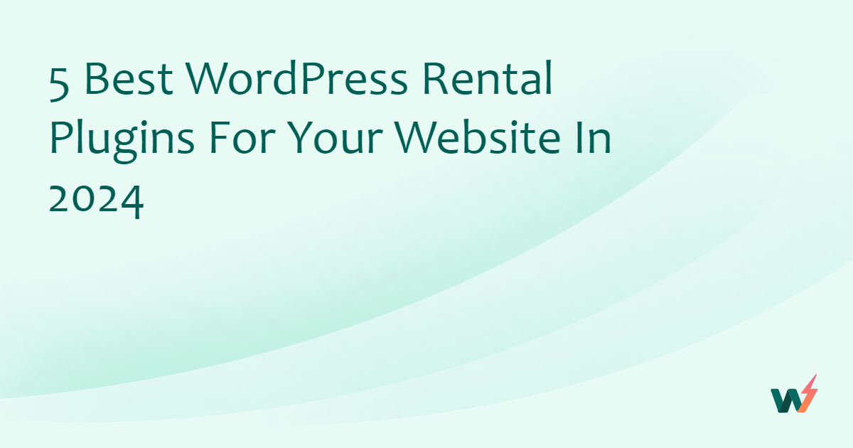 Best WordPress Rental Plugin