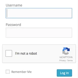 Login No Captcha reCAPTCHA