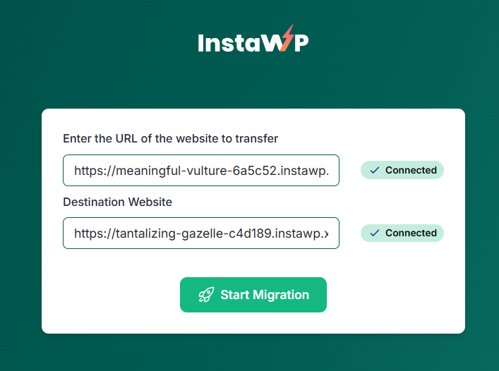 migrate wordpress site to new host